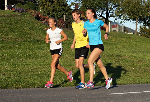 Nadine, Daniel und Sandra